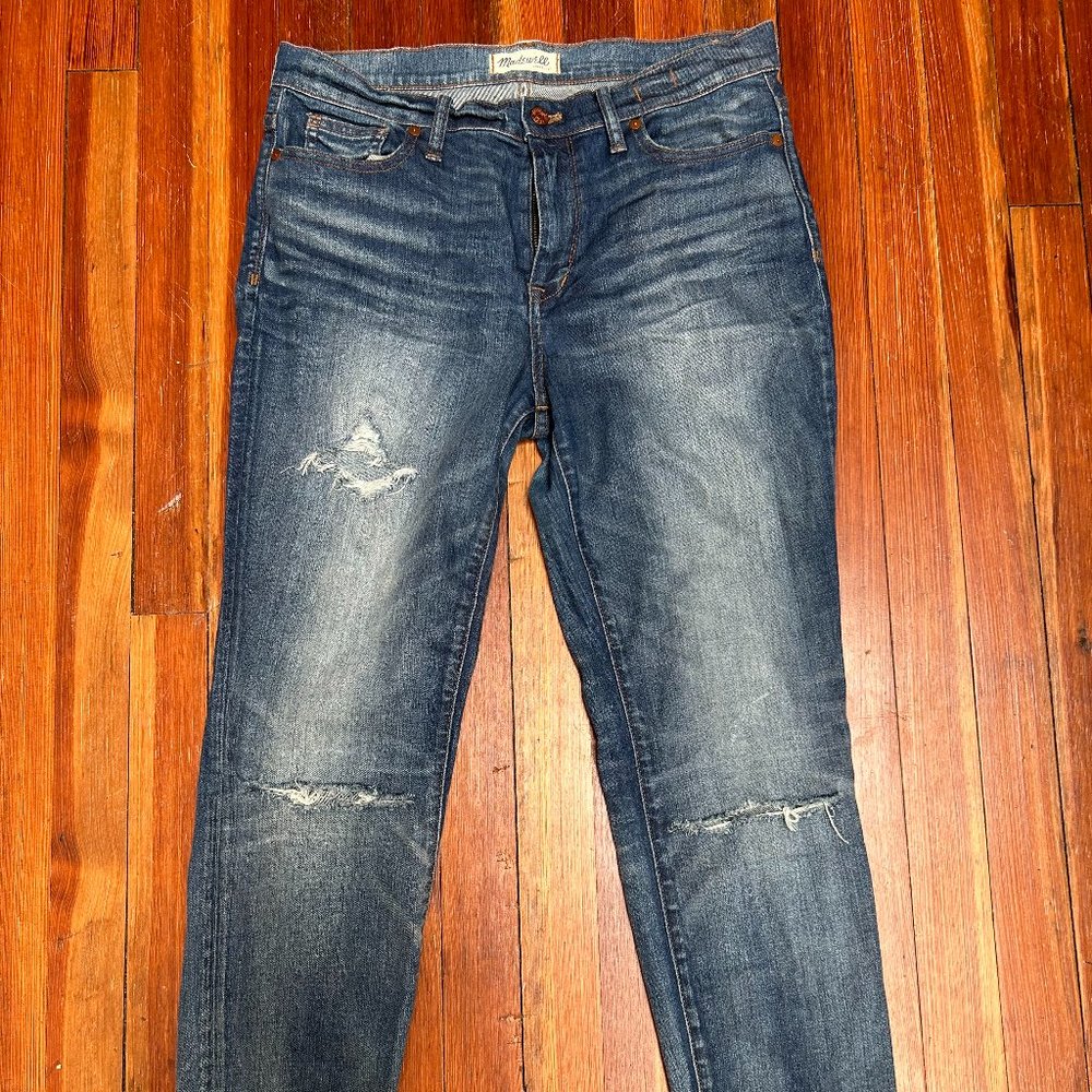 NWOT Madewell Ripped Skinny Jeans, Sz 27/28